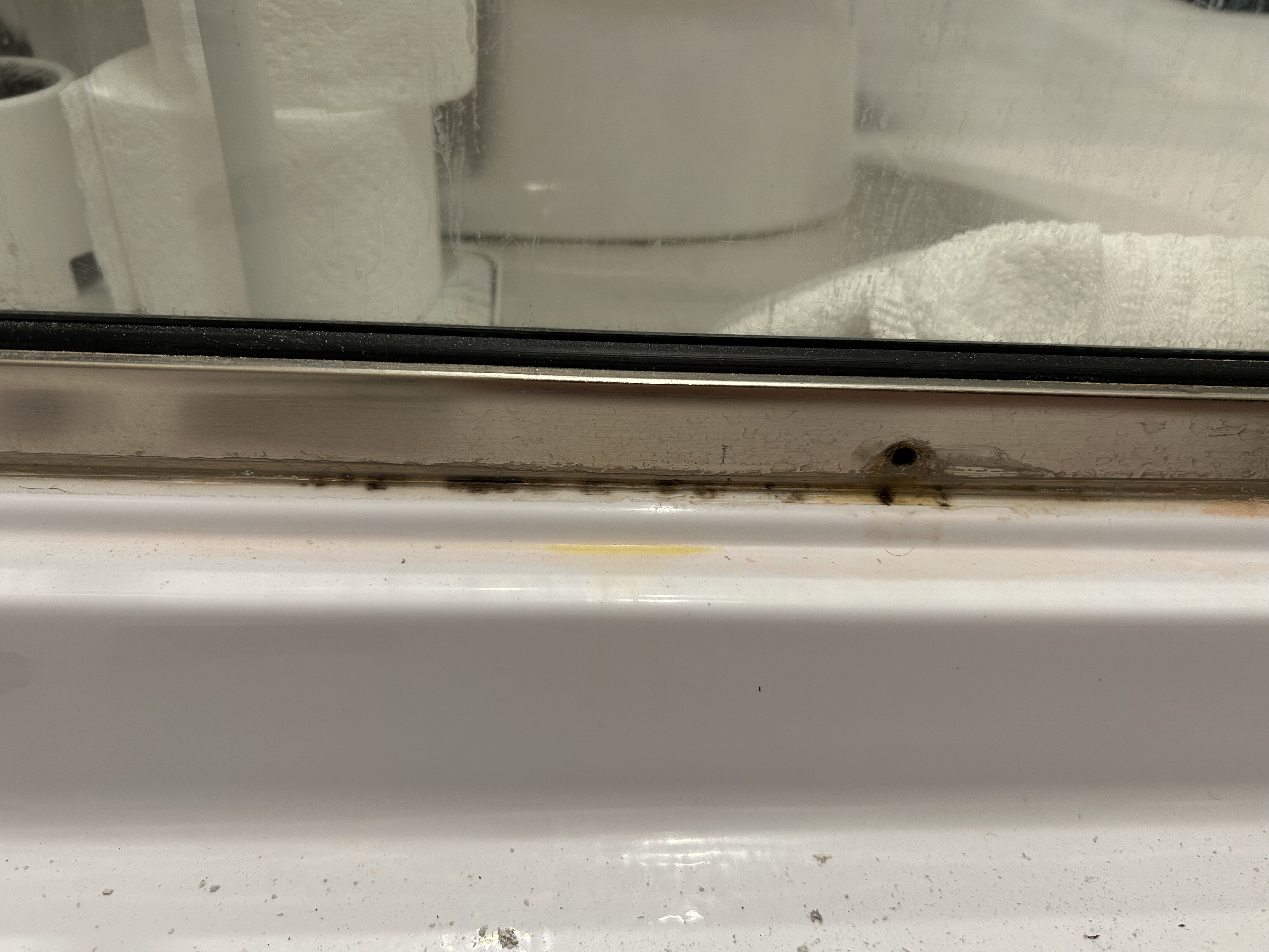 Caulking around shower pan